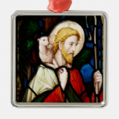 聖書の物語Lamb of God Christmas 2020 メタルオーナメント (正面)