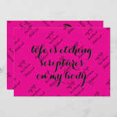 聖書の生活 招待状 (正面/裏面)