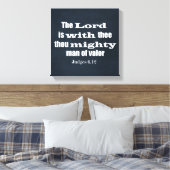 聖書の男性へ詩 キャンバスプリント (インサイチュ (寝室))