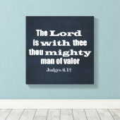 聖書の男性へ詩 キャンバスプリント (インサイチュ (ウッドフロア))