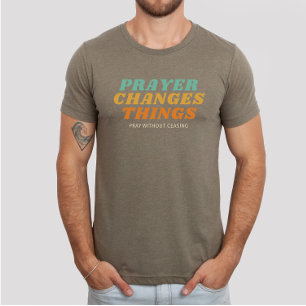 聖書の祈聖句のクリスチャンを止めることなく Tシャツ