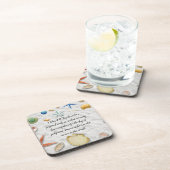 聖書の第1ヨハネ4:17 コースター (右側)