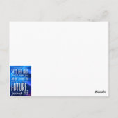 聖書の箇所 キリスト教の経文 聖書の引用 ポストカード (裏面)