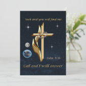 聖書の箇所 招待状 (スタンド正面)