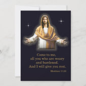 聖書の箇所 招待状 (正面)