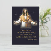 聖書の箇所 招待状 (スタンド正面)