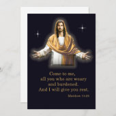 聖書の箇所 招待状 (正面/裏面)