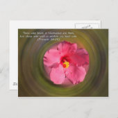 聖書の箴言28:26 ポストカード (正面/裏面)