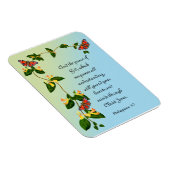 聖書の節を超えた神の平和 マグネット (右側)