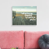 聖書の節（ヨハネ） キャンバスプリント (インサイチュ (リビング))