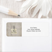 聖書の節：主は私の光であり、私の光である ラベル (インサイチュ)