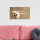 聖書の節:神は彼女の内にあり、彼女は秋しない キャンバスプリント (インサイチュ (リビング))