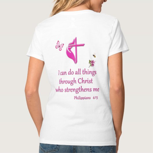 聖書の節 Tシャツ (裏面)