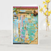 聖書の系図学の図表 カード (黄色い花)