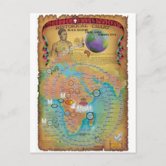 聖書の系図学図 ポストカード