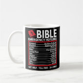 聖書の緊急番おもしろい号Christian Bible & J コーヒーマグカップ (左)
