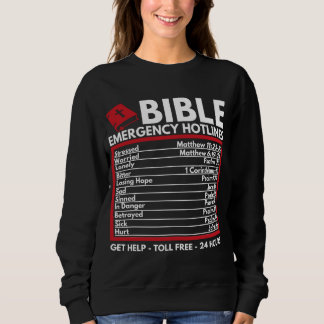 聖書の緊急番号 – おもしろい Christian Bible & スウェットシャツ