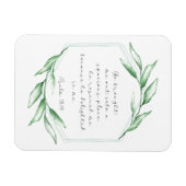 聖書の緑の詩 マグネット (横)