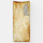 聖書の羊皮紙のブランク教会 横断幕 (縦)