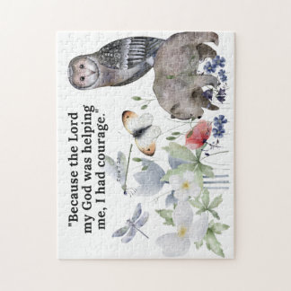 聖書の美しい詩を持つパズル ジグソーパズル