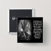 聖書の聖なる書物、経典のアイザイアの55:11 缶バッジ (正面&裏面)