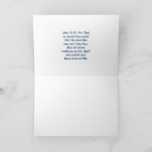 聖書の聖なる書物、経典の救助者の花のジョンの3:16 シーズンカード (内部)