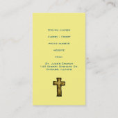 聖書の聖なる書物、 経典クリスチャン 名刺 (裏面)