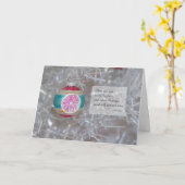 聖書の聖なる書物、 経典クリスマス  カード (黄色い花)