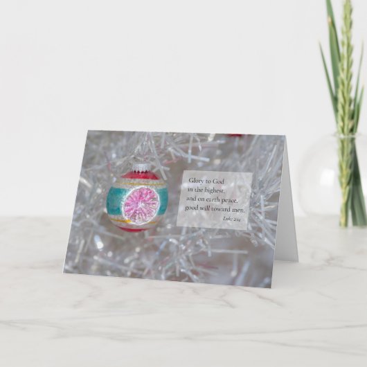 聖書の聖なる書物、 経典クリスマス  カード (正面)