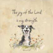 聖書の聖なる書物、 経典勇気付けられる主の喜び シール (正面)