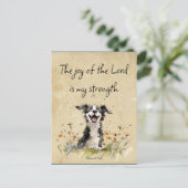 聖書の聖なる書物、 経典勇気付けられる主の喜び ポストカード (スタンド正面)