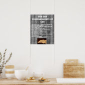 聖書の聖なる書物、 経典神10戒の壁のポスター ポスター (キッチン)