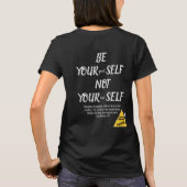 聖書の聖句あなた自身2コリント5:17 Tシャツ (裏面)