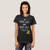 聖書の聖句あなた自身2コリント5:17 Tシャツ (正面フル)