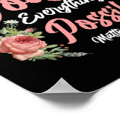 聖書の聖句が、神と共にすべては可能である ポスター (角)