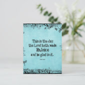 聖書の聖句これは主が作った日である ポストカード (スタンド正面)