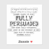 聖書の聖句との引用文を完全に理解する シール (シート)