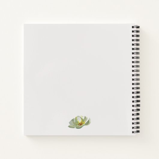 聖書の聖句と信仰に関する引用文を励ます ノートブック (裏面)