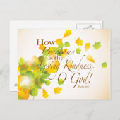 聖書の聖句どのように大切 ポストカード (正面/裏面)