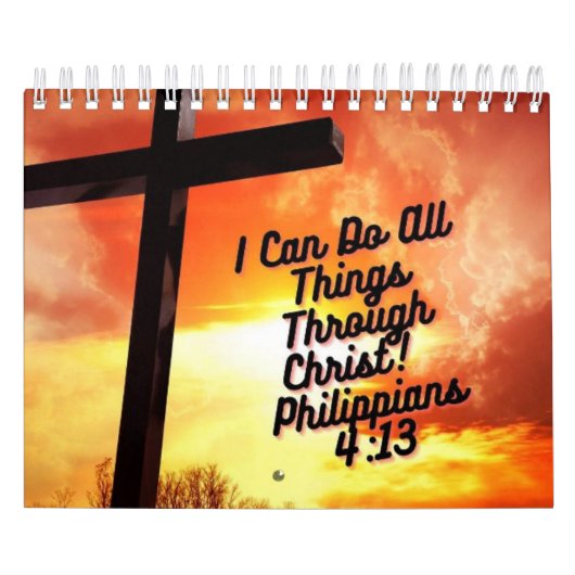 聖書の聖句のあるキリスト教暦 カレンダー (カバー)