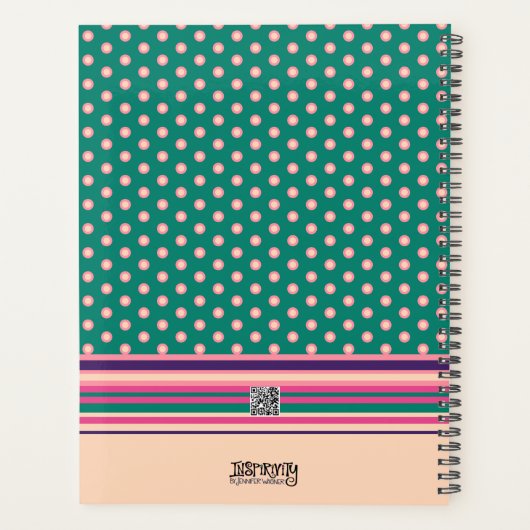 聖書の聖句のフローラは私が出来かわいらしる プランナー手帳 (裏面)