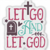 聖書の聖句のリフレクションへのスティッカー シール (正面)