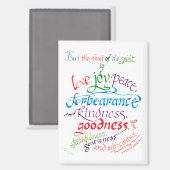 聖書の聖句の果て マグネット (正面/裏面)