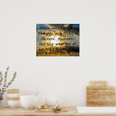 聖書の聖句の結婚のリマインダーColossians 3:18-19 ポスター (キッチン)