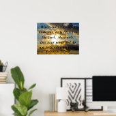 聖書の聖句の結婚のリマインダーColossians 3:18-19 ポスター (ホームオフィス)