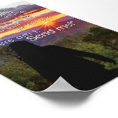 聖書の聖句の贈り物と呼ばれるキリスト教徒の私は主である ポスター (角)