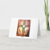 聖書の聖句の高揚引用文ローマ人15:13 カード (裏面)