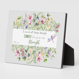 聖書の聖句は私が出来る フォトプラーク