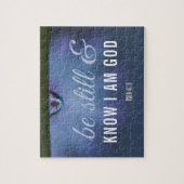 聖書の聖句は私が神であることを知っている ジグソーパズル (縦)