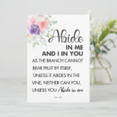 聖書の聖句は私に従う 招待状 (スタンド正面)